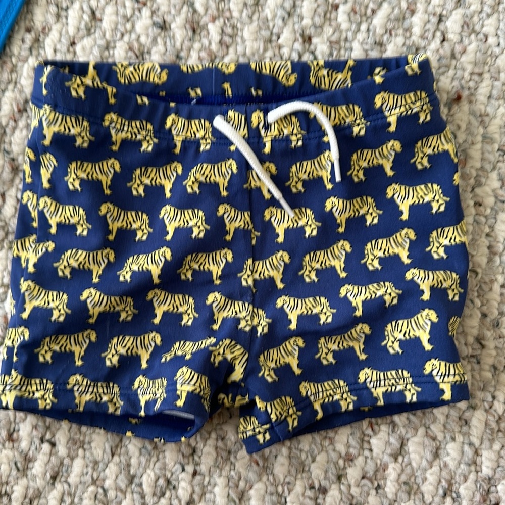 JANIE AND JACK Boy Tiger Swim Short